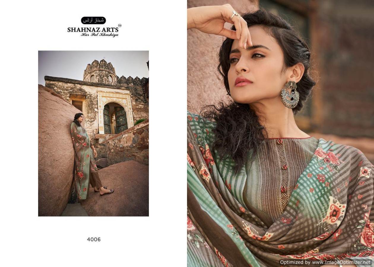 Shahnaz  Presents Gulshan Vol 5 Designer Dress Material