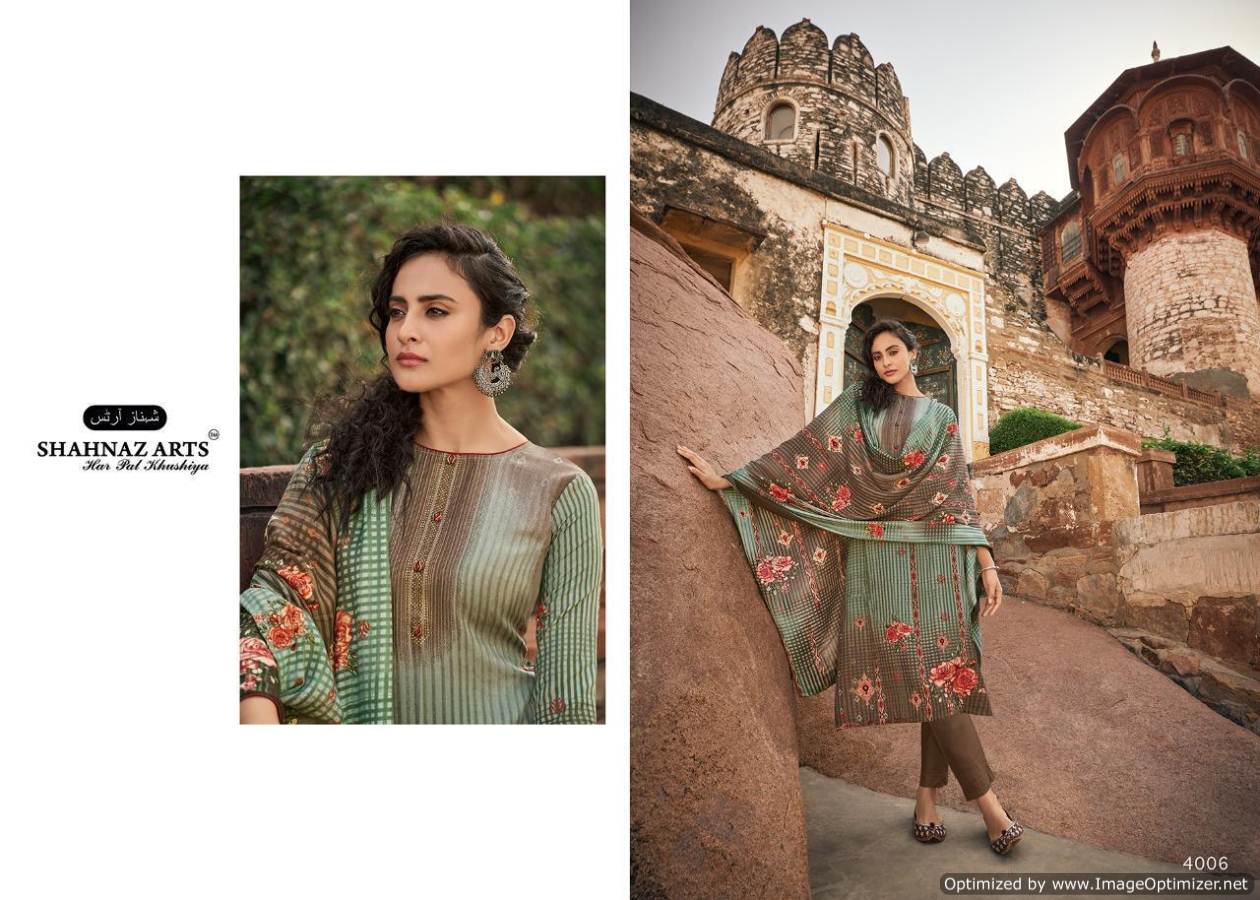 Shahnaz  Presents Gulshan Vol 5 Designer Dress Material