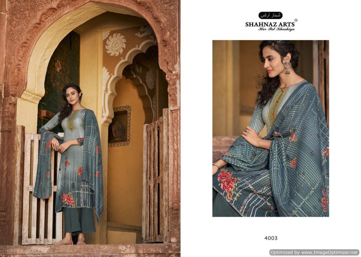 Shahnaz  Presents Gulshan Vol 5 Designer Dress Material