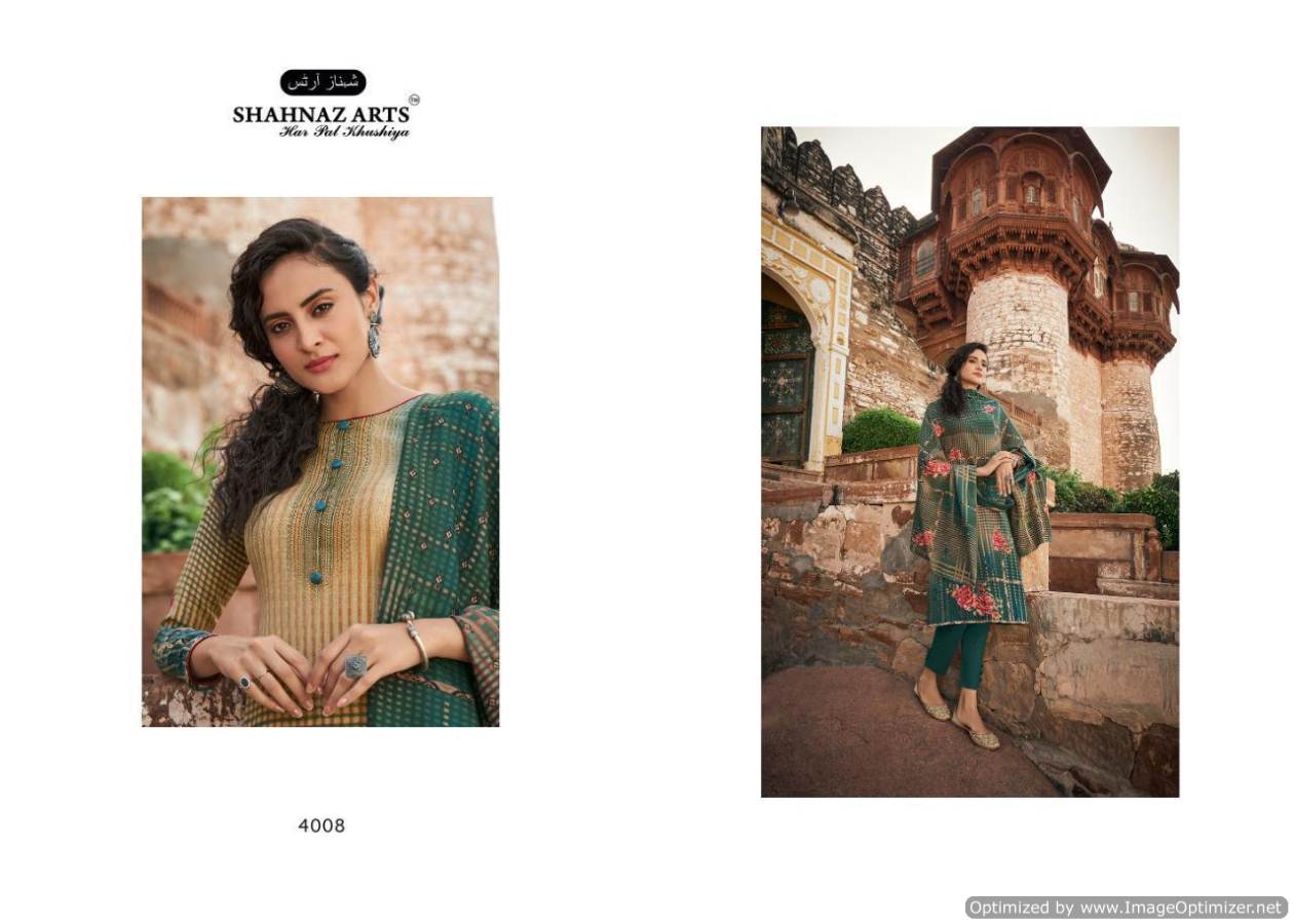 Shahnaz  Presents Gulshan Vol 5 Designer Dress Material