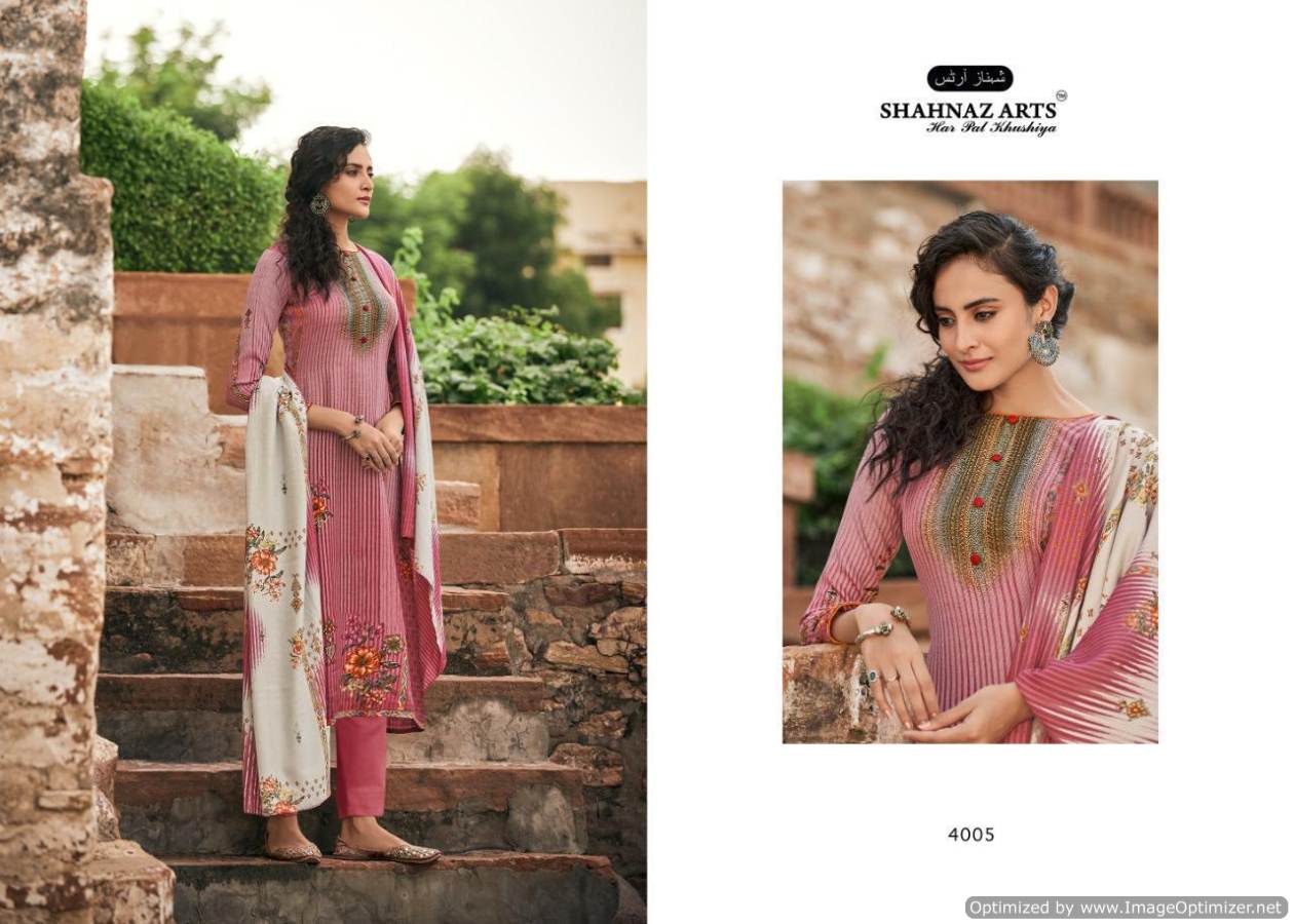 Shahnaz  Presents Gulshan Vol 5 Designer Dress Material