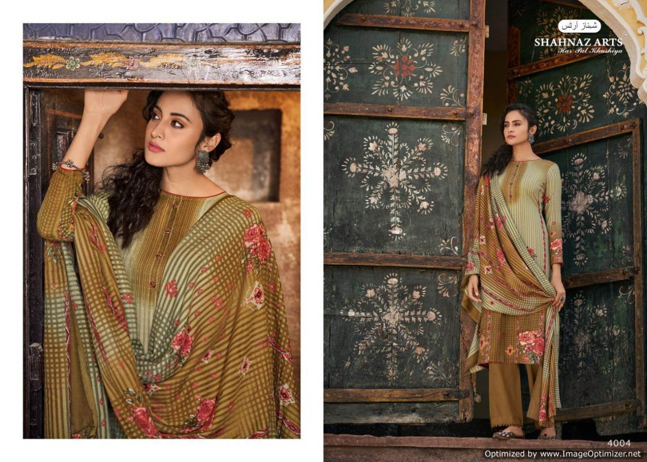 Shahnaz  Presents Gulshan Vol 5 Designer Dress Material