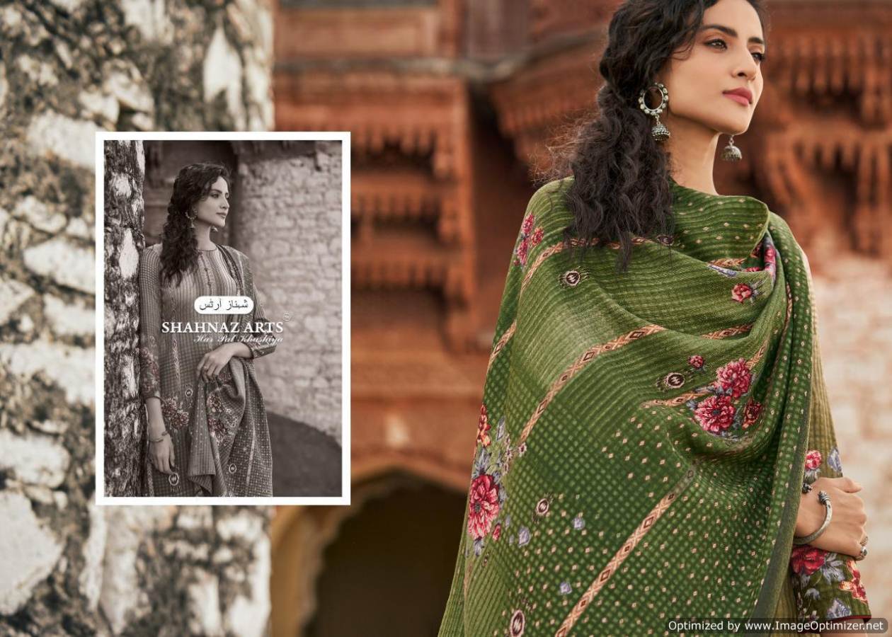 Shahnaz  Presents Gulshan Vol 5 Designer Dress Material