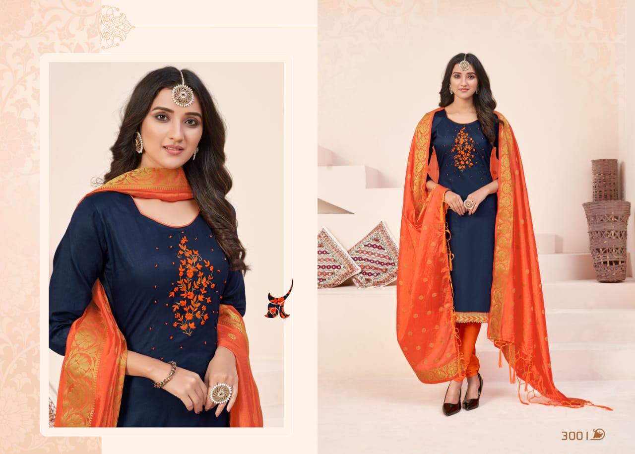 Utsav Presents  Piyansi Vol 3 Designer Dress Material