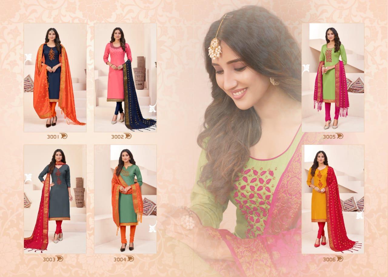 Utsav Presents  Piyansi Vol 3 Designer Dress Material