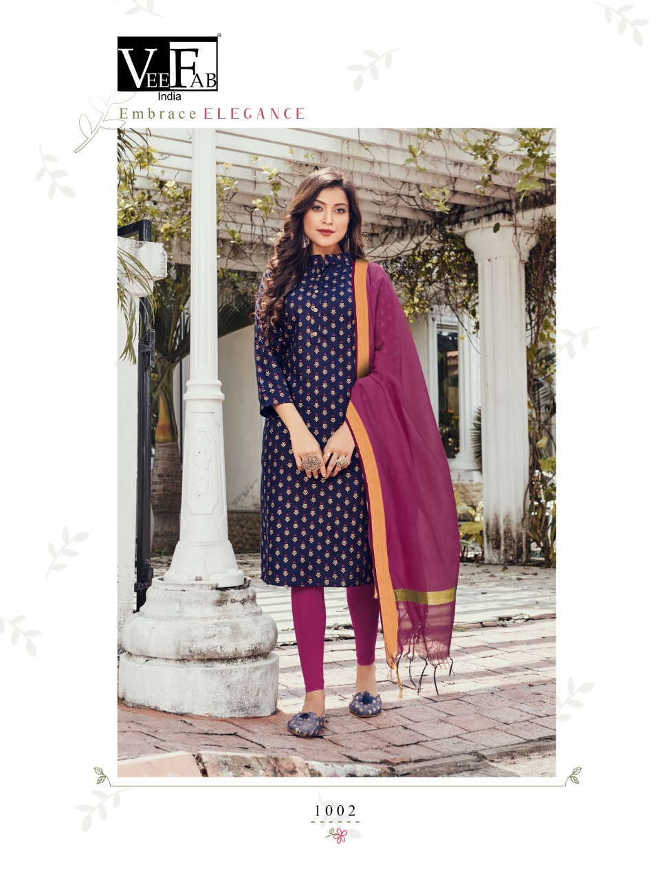 Vf Presnets  Saga Designer  Kurti With Dupatta