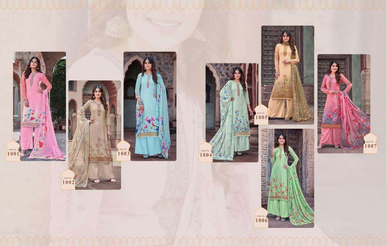 Zubeda   Presents Silky  Printed Suits