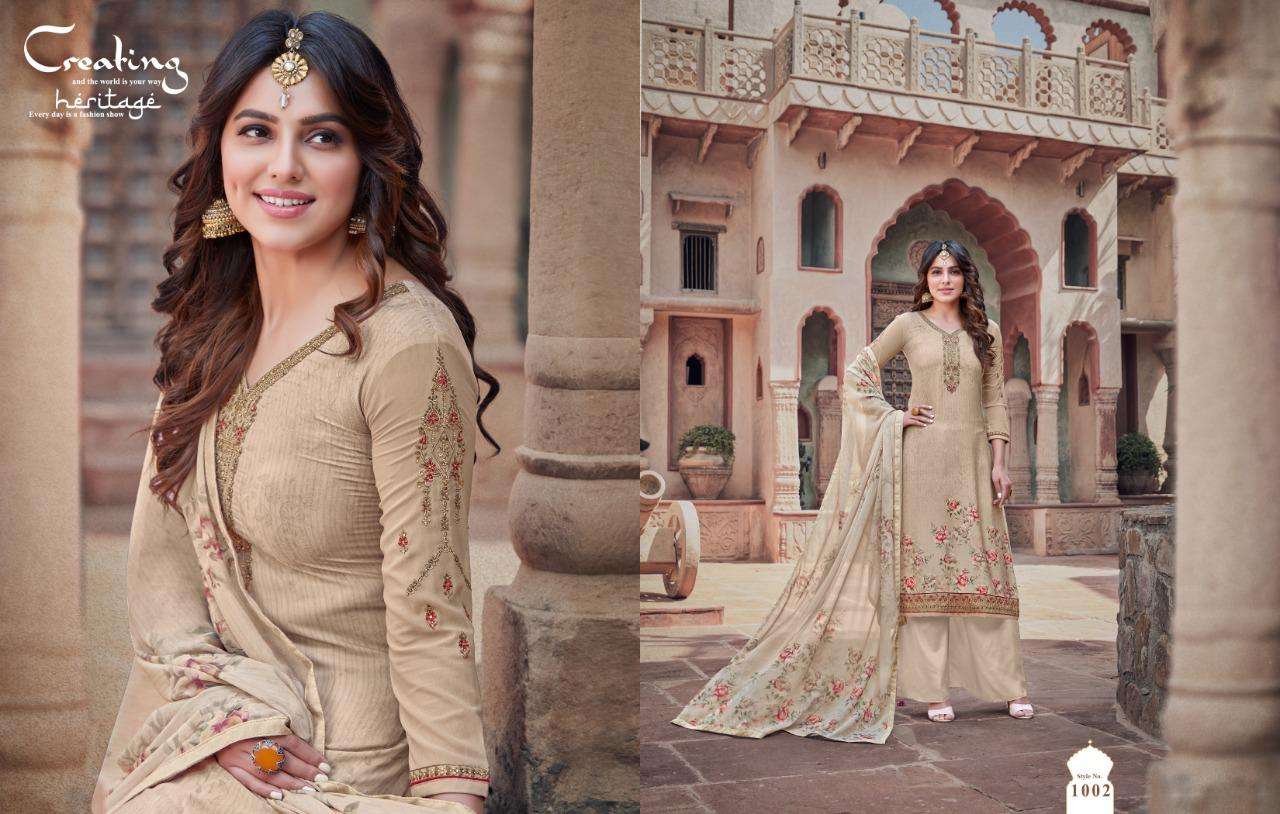 Zubeda   Presents Silky  Printed Suits