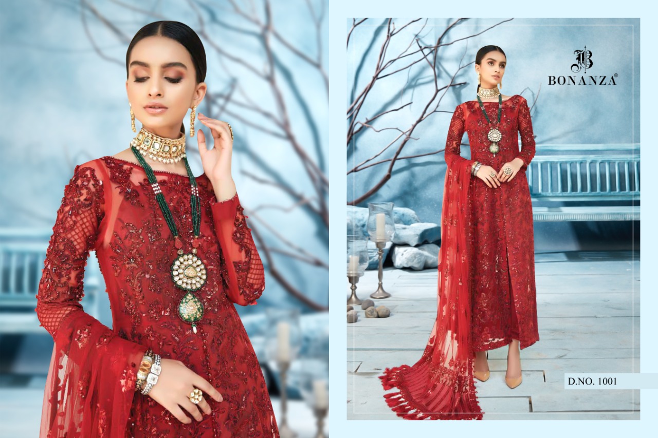 Bonanza Presents  Taj Vol 3 Designer Pakistani Suits