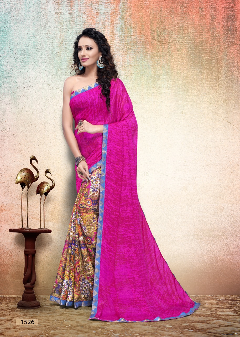 Haytee   Present   Sakhi 3 Heavy Rennial Printed Saree