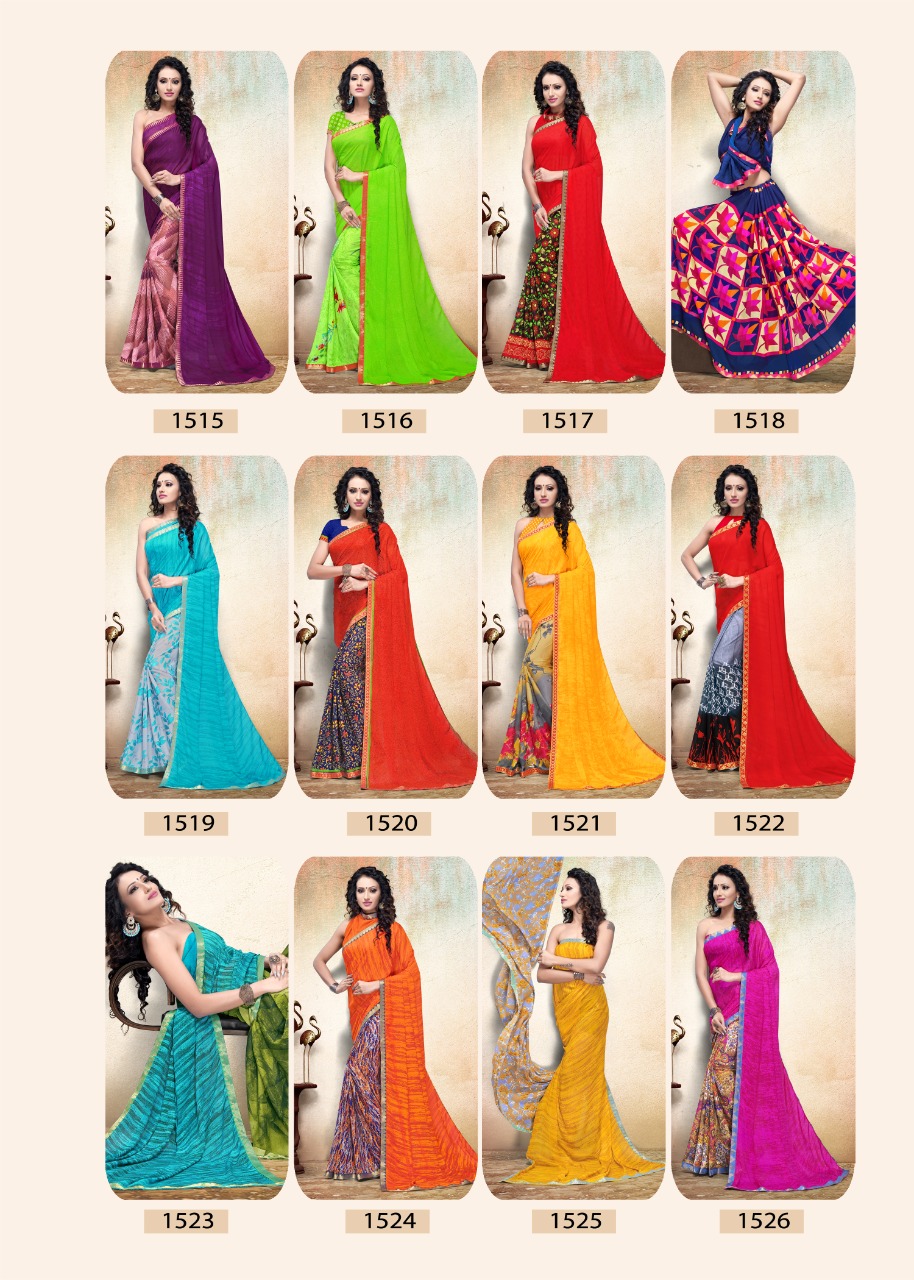 Haytee   Present   Sakhi 3 Heavy Rennial Printed Saree