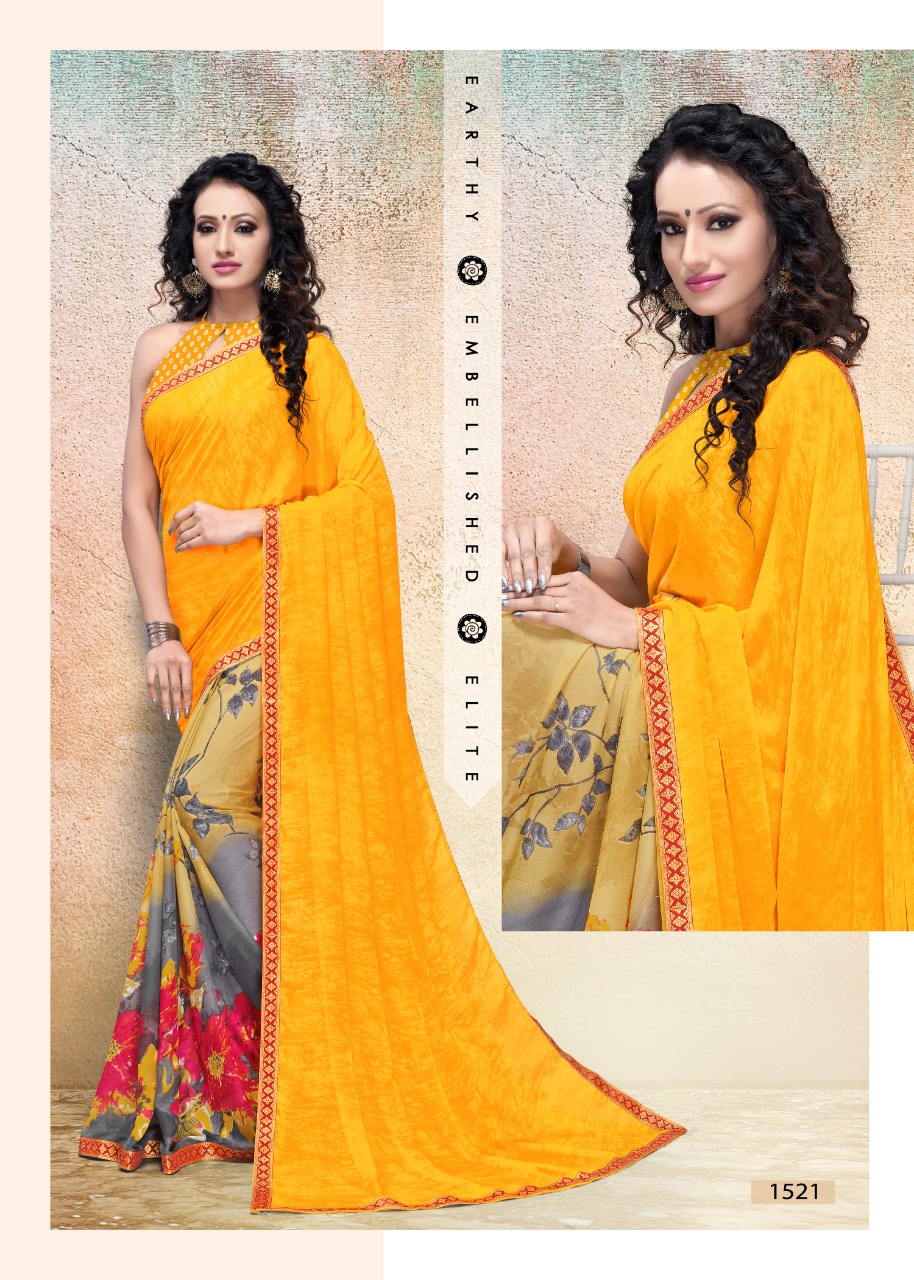 Haytee   Present   Sakhi 3 Heavy Rennial Printed Saree