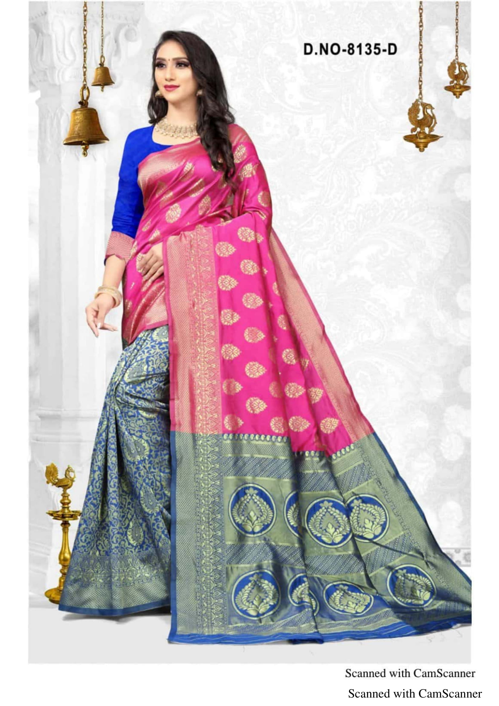 Haytee Presents  Kangan 8135 Fancy Saree Collection                  [4 Pcs Set]