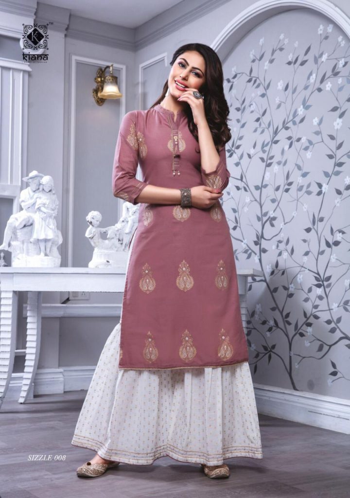 Kiana  Presents Sizzle Party Wear Kurti With Bottom Collection