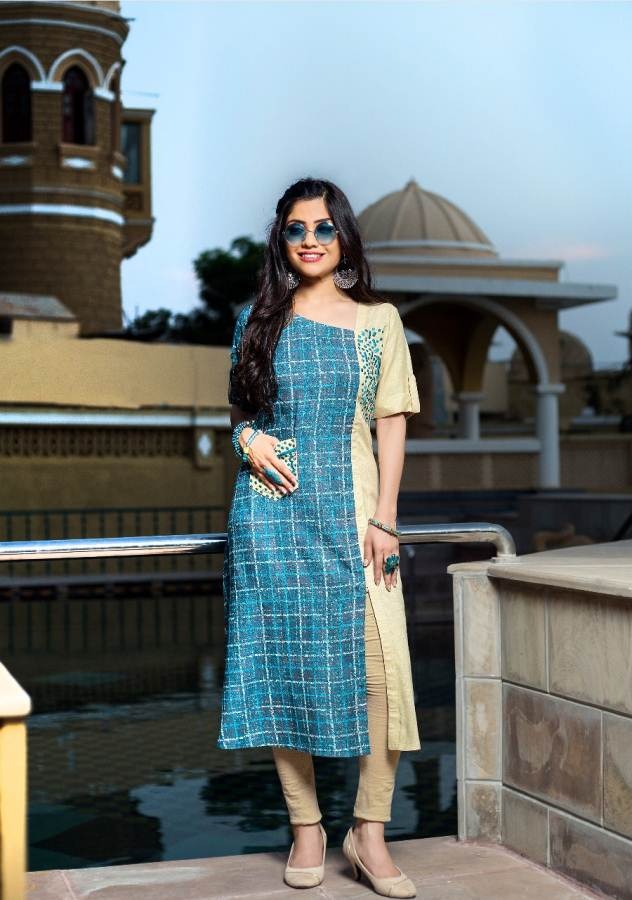 Manisha Fashion Present Mili Juli Vol 1 Designer Printed Kurtis Catalogue.