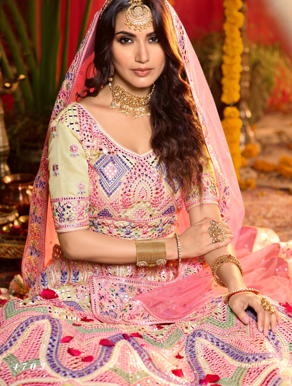 Designer bridal Lehenga by Shopping World