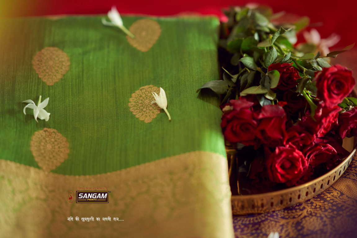 Sangam  Presents Chandrakala  Designer Saree