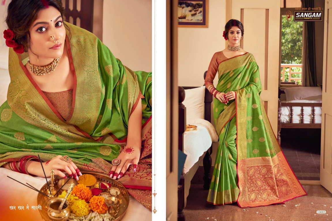 Sangam  Presents Chandrakala  Designer Saree