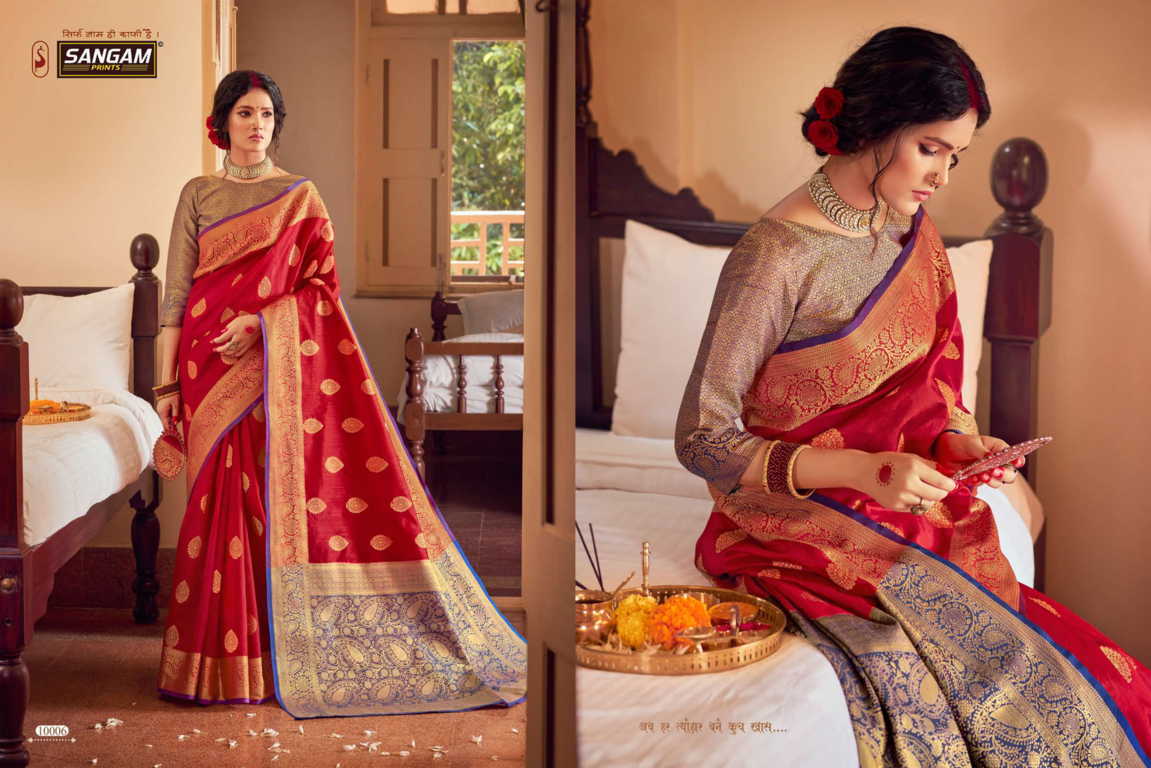 Sangam  Presents Chandrakala  Designer Saree