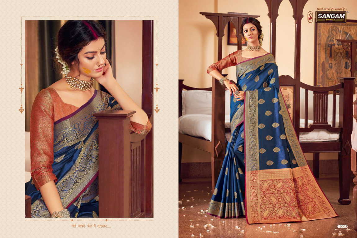 Sangam  Presents Chandrakala  Designer Saree