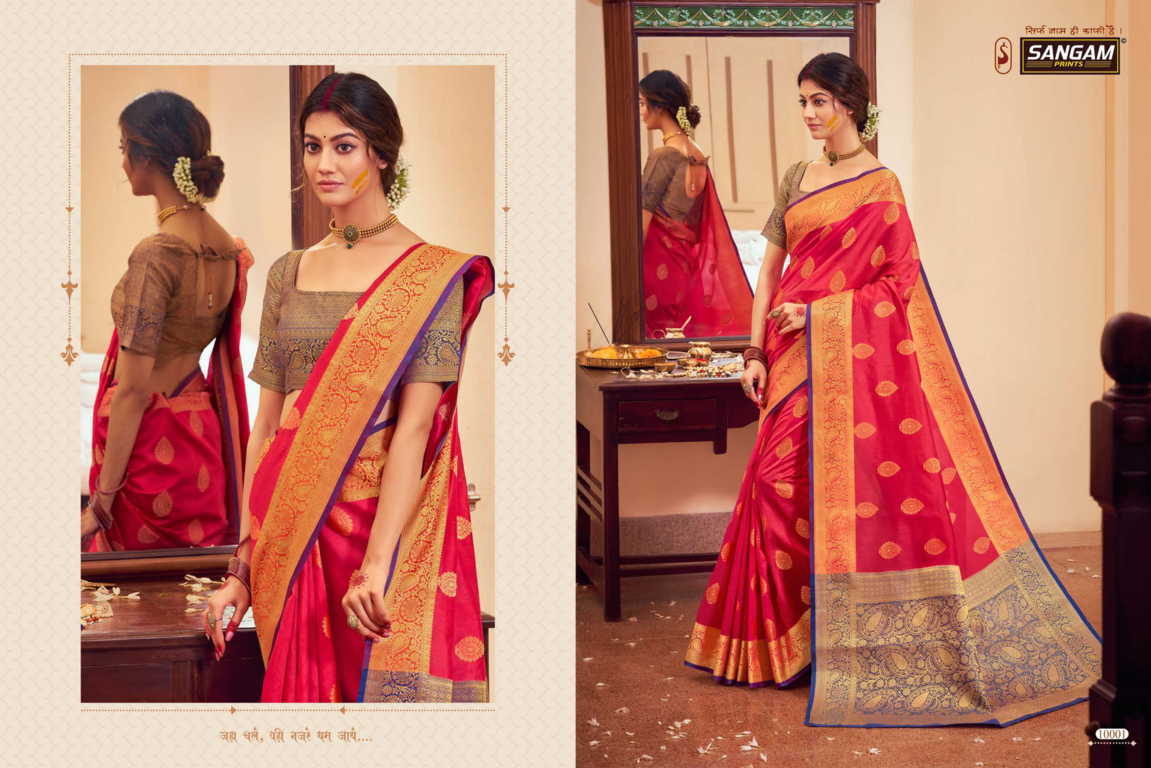 Sangam  Presents Chandrakala  Designer Saree