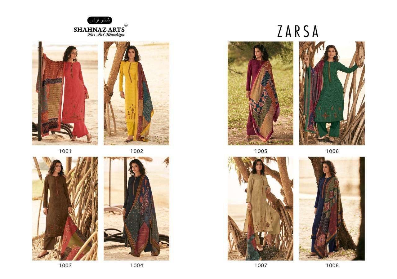 Shahnaz Arts Presents  Zarsa  Designer Dress Material