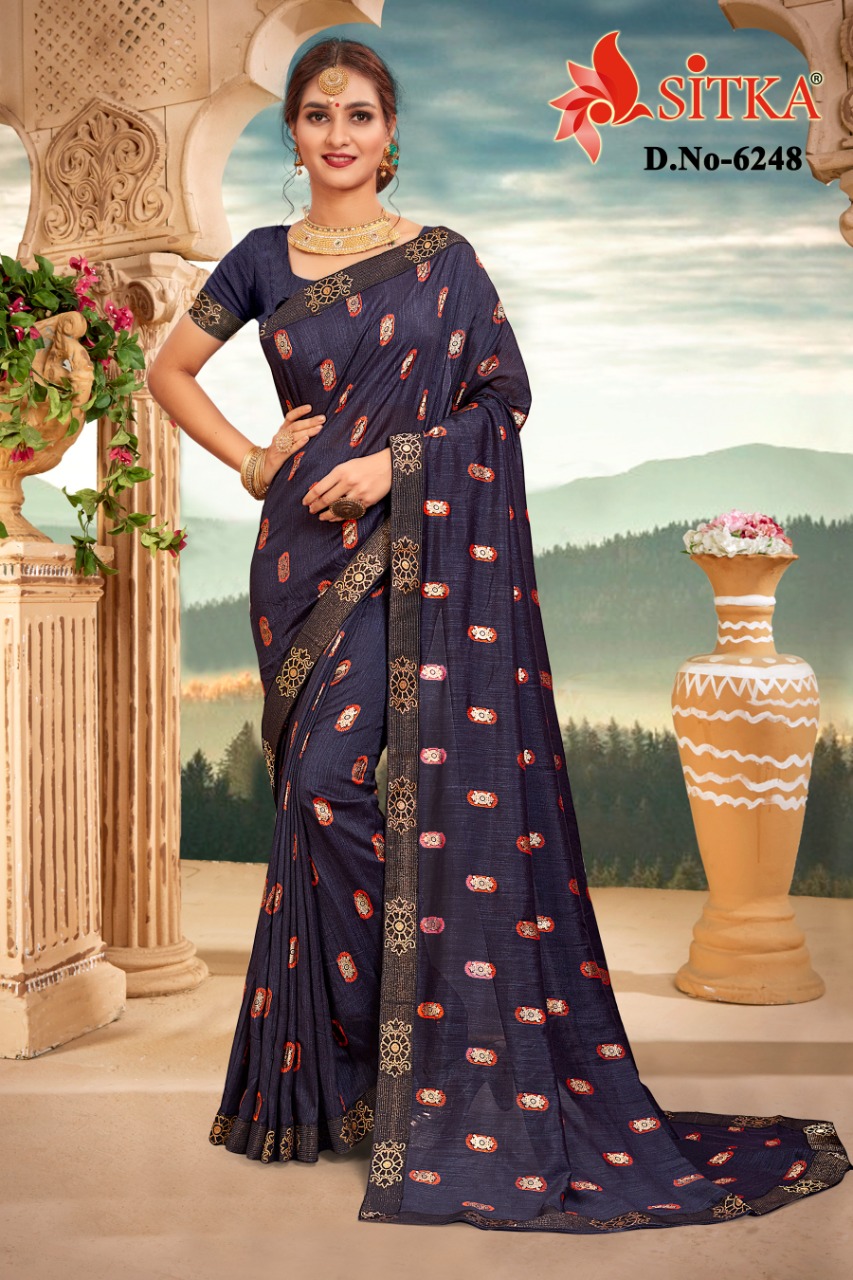 Sitka  Presents Siyaa Printed Saree Collection