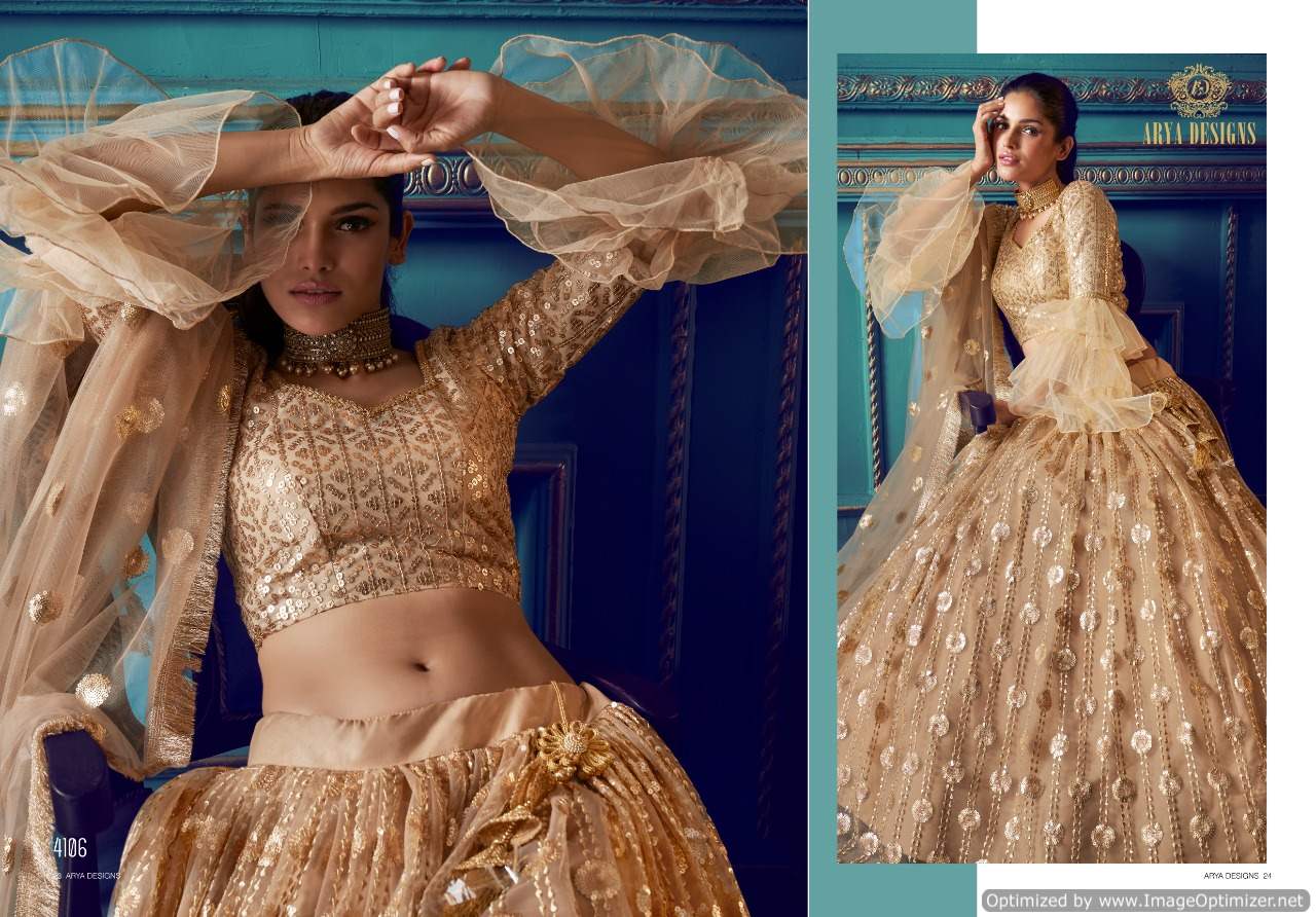 Arya  Presents Cinderella  Vol 7 Designer Wedding Wear Heavy Lehenga