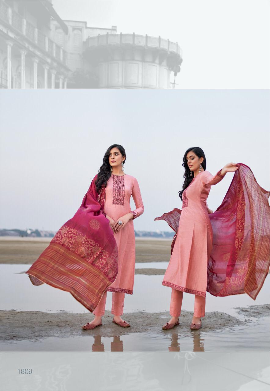 Bela  Presents  Kaira 1809 Series Designer Salwar Suit Collection