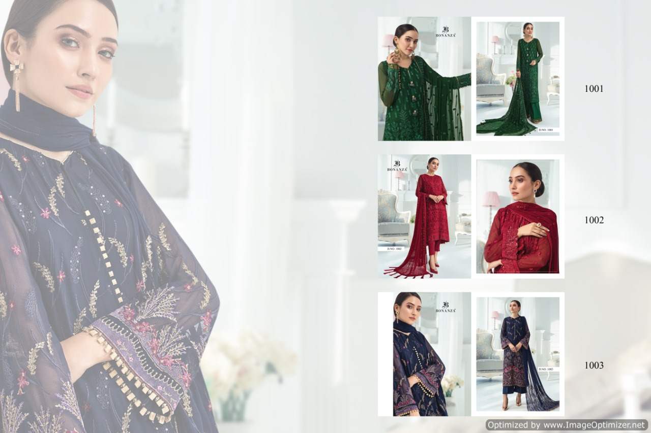 Bonanza Presents  Alizeh  Vol 1 Designer Salwar Suits