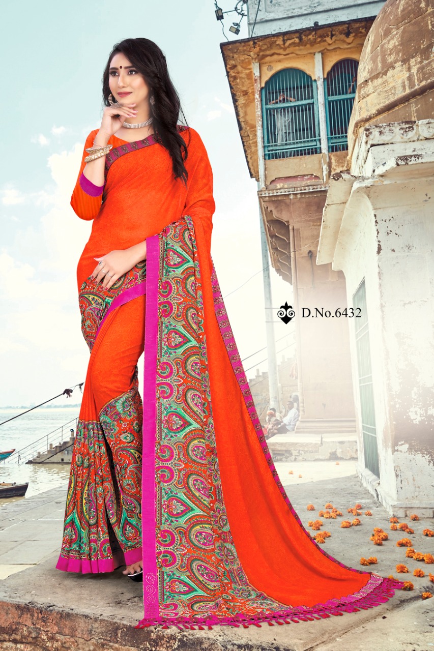 Haytee  Presents Monalisa  Printed Sarees Collection