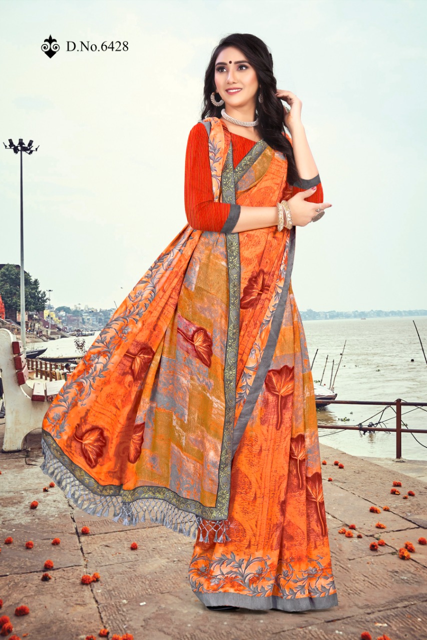 Haytee  Presents Monalisa  Printed Sarees Collection