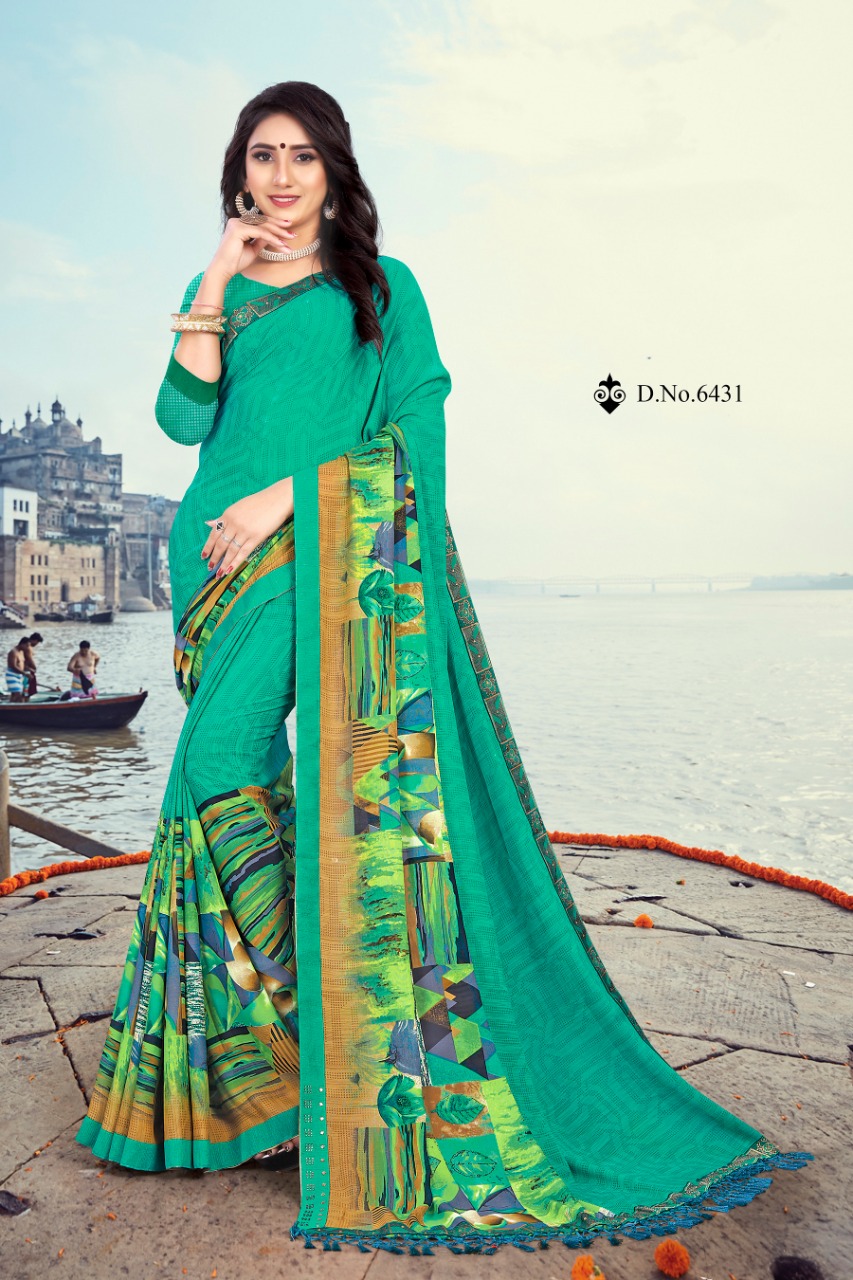 Haytee  Presents Monalisa  Printed Sarees Collection