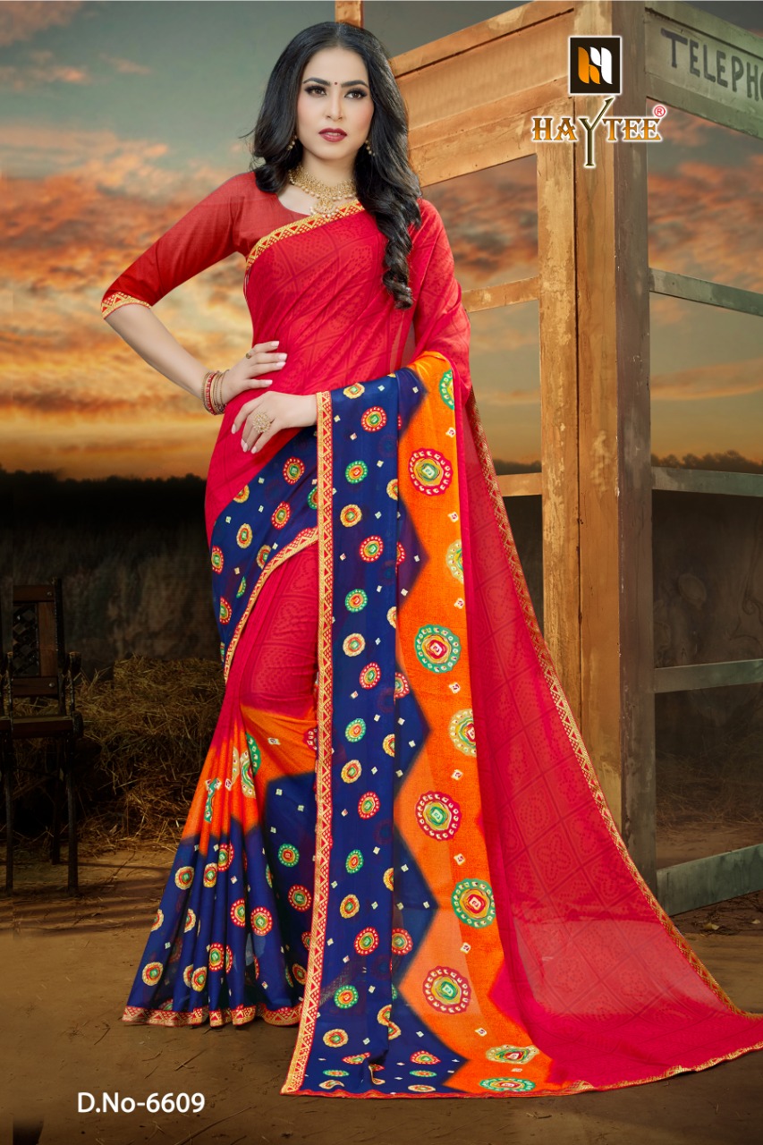 Haytee  Presents Fuzzy  Vol 20 Casual  Printed Sarees Collection