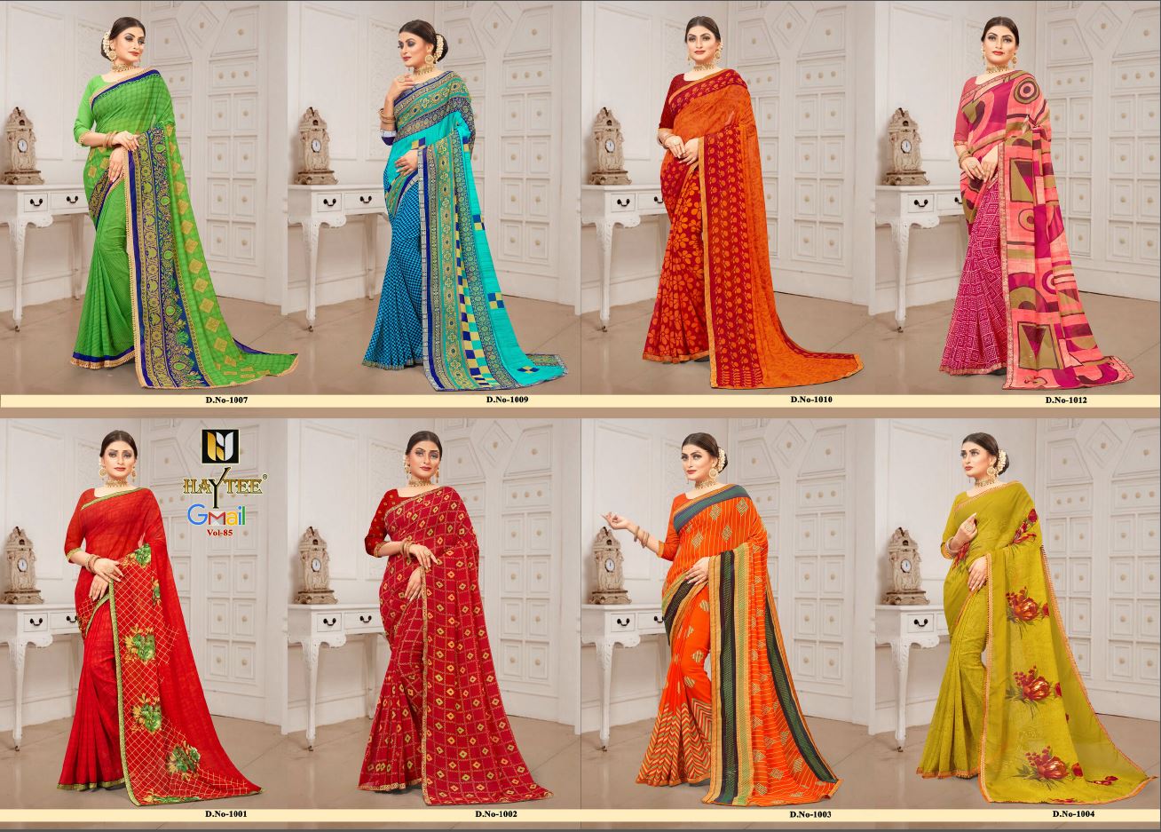 Haytee Presents   Gmail Vol  85 Printed Sarees  Collection