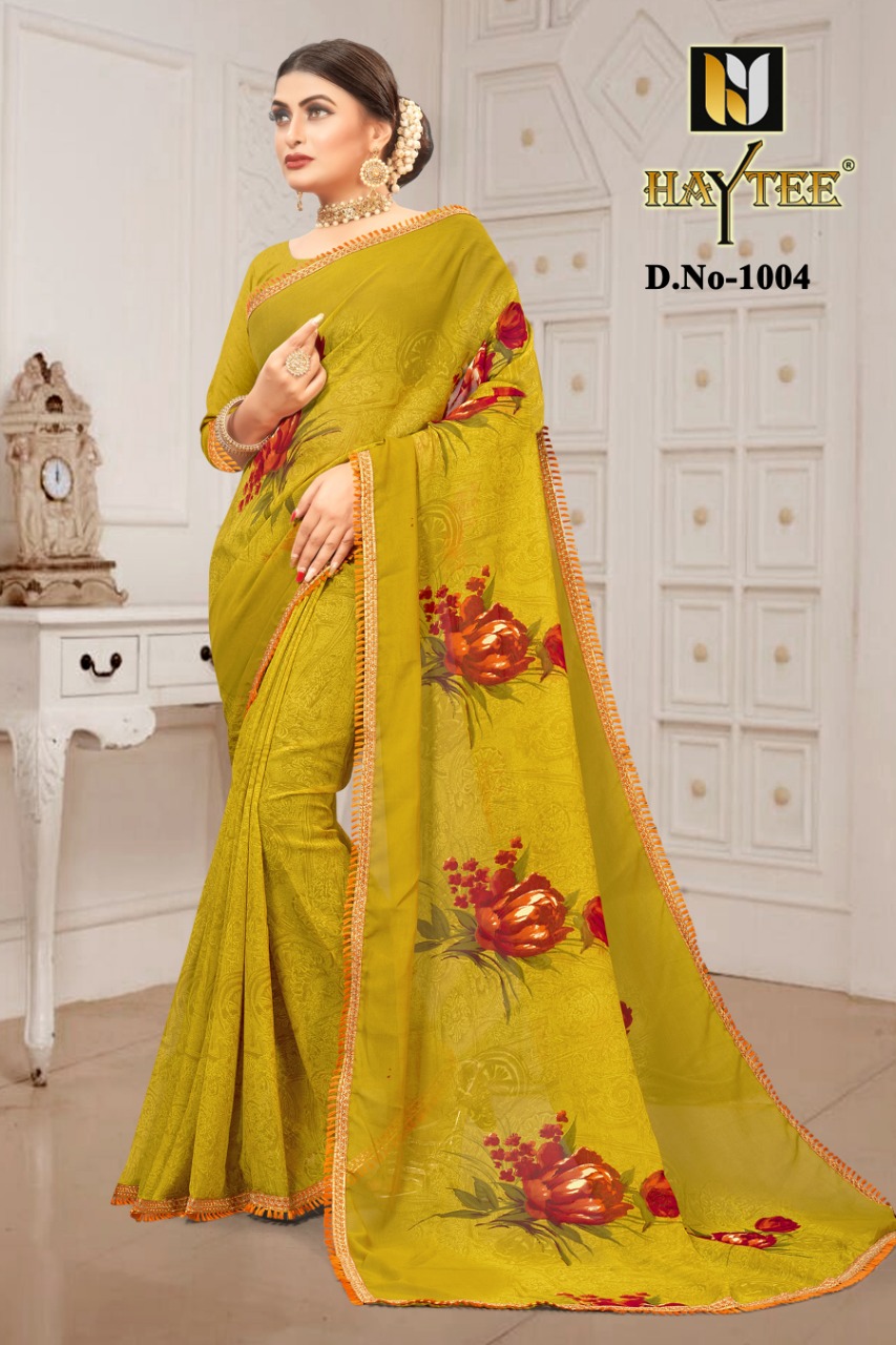 Haytee Presents   Gmail Vol  85 Printed Sarees  Collection