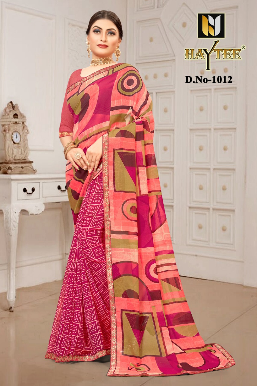 Haytee Presents   Gmail Vol  85 Printed Sarees  Collection