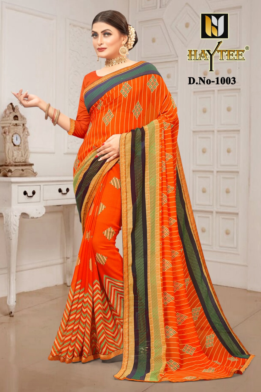 Haytee Presents   Gmail Vol  85 Printed Sarees  Collection