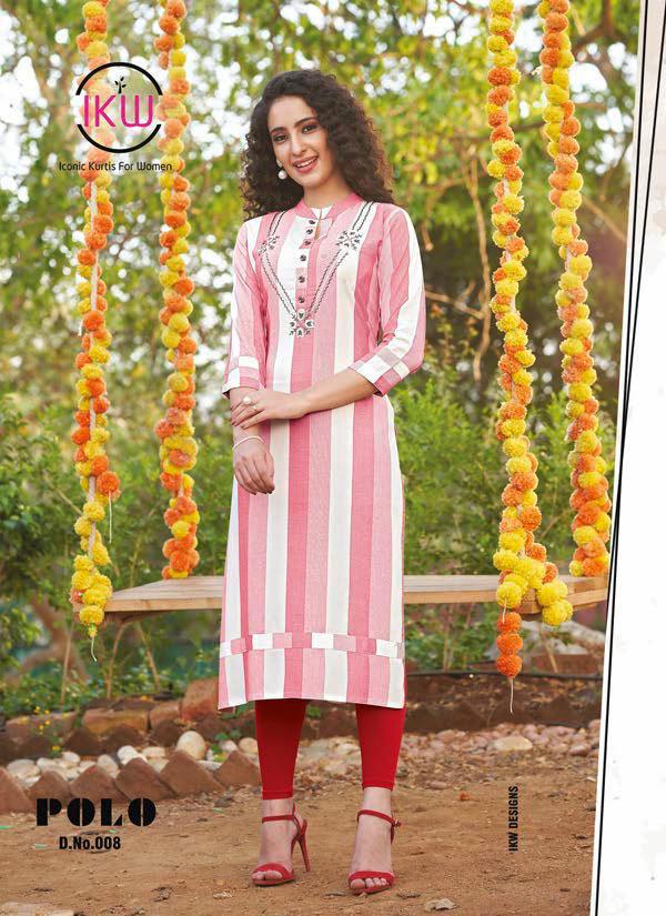 Ikw  Presents Polo Casual Wear  Kurti Collection