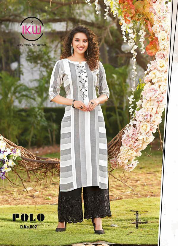 Ikw  Presents Polo Casual Wear  Kurti Collection