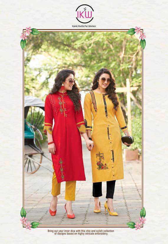 Ikw Presents Zara  Vol 2  Casual Wear Kurti Collection