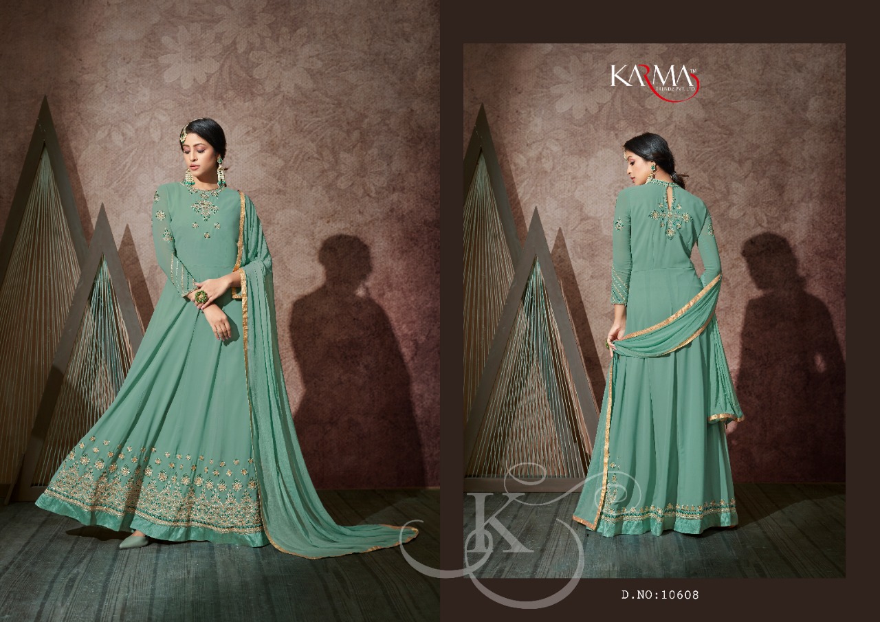 Karma 10602 Series Designer Salwar Suit Collection