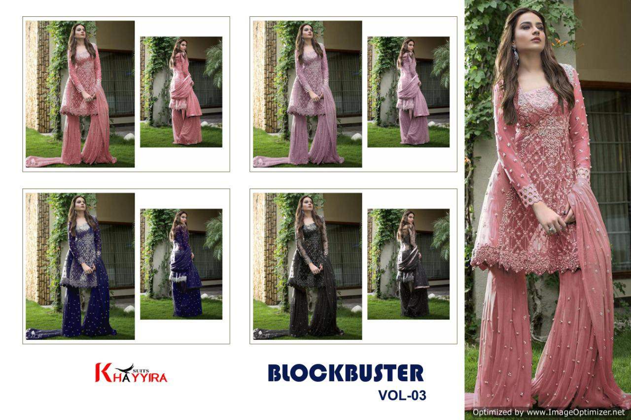 Khayyira  Presents Blockbuster  Vol 3  Pakistani Salwar Suits