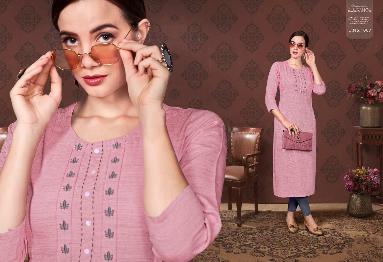 S More  Presents Dedent  Party Wear Kurti Collection