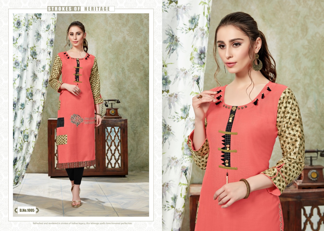 S More  Presents Dollar Casual Wear  Kurti Collection