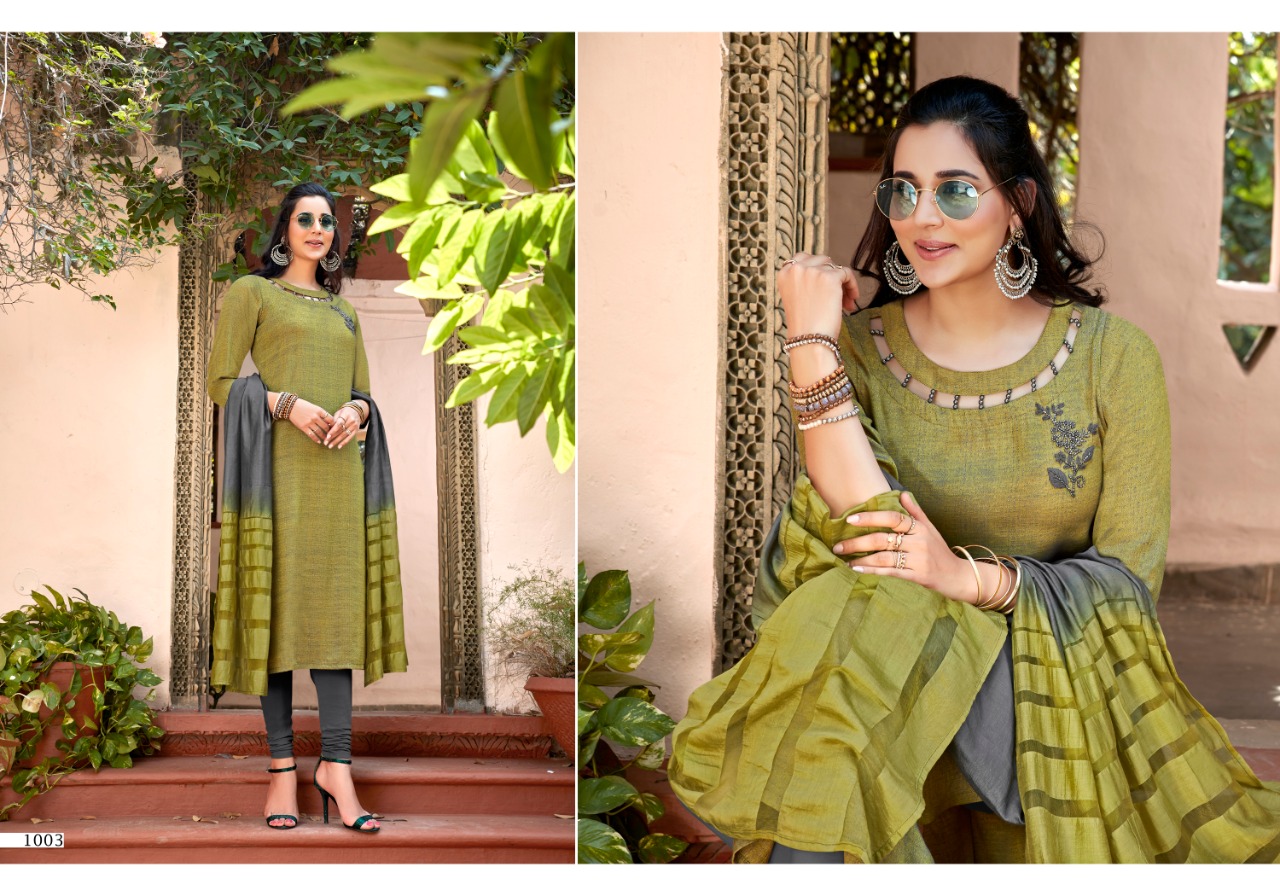 S More  Presents Kittu  Party Wear Kurti  With Dupatta