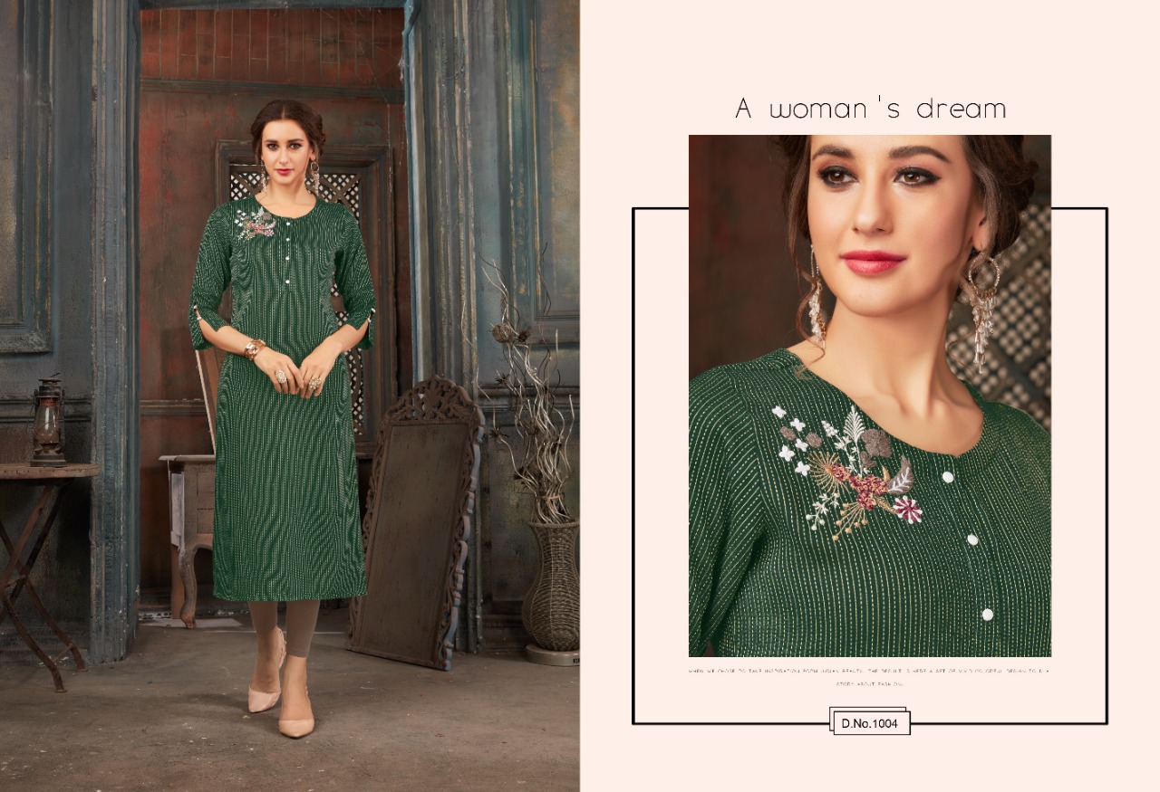 S More  Presents Sparsh  Party Wear Kurti Collection