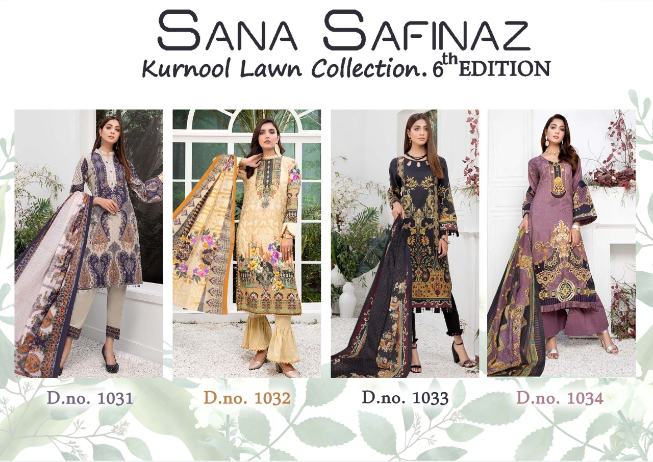 Sana Safinaz Presents  Kurnool Lawn Collection Vol 6 Edition