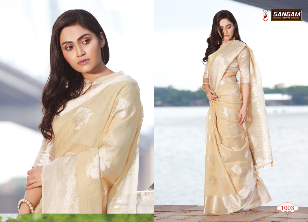 Sangam Presents Pankhudi  Sarees Collection