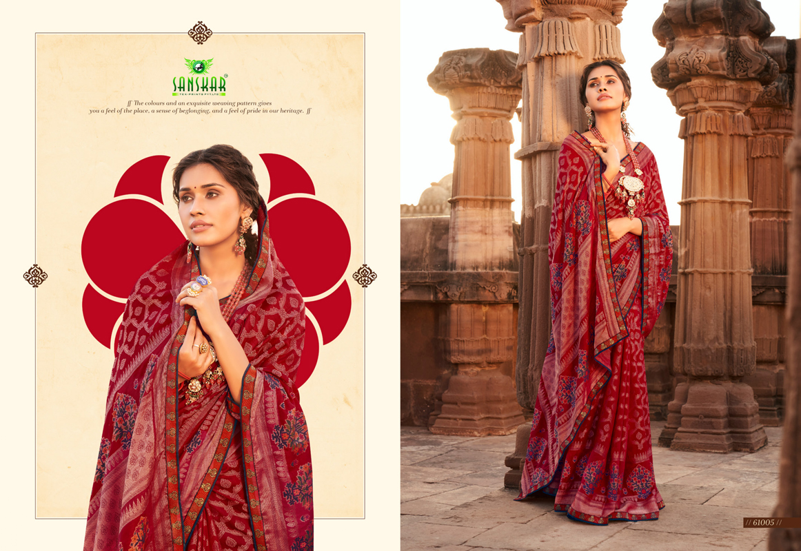 Sanskar Presents  Fashion Week  Printed Sarees Collection